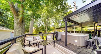 Walk to Marina: Home w/ Hot Tub in Mentor!
