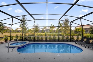Una piscina climatizada