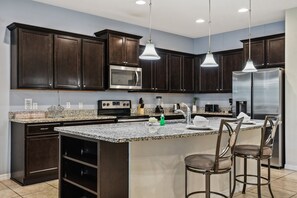 Fridge, microwave, oven, stovetop - Last Minute Disney Getaway! Villa with Private Pool & Hot Tub. Book Now! #126503 (Orlando)