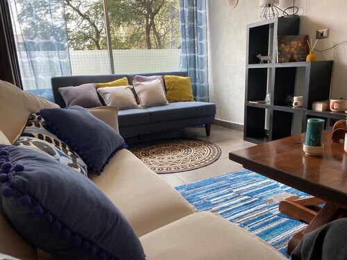 Family apartment, safe and spacious for 5 people in Ñuñoa, Santiago