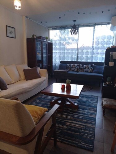 Family apartment, safe and spacious for 5 people in Ñuñoa, Santiago