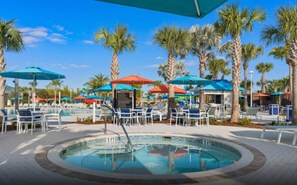 Een verwarmd zwembad