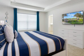 4 dormitorios, tabla de planchar con plancha, wifi y ropa de cama