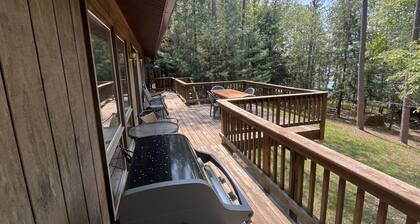 Lakefront, dog-friendly home w/ private dock ,fire pit & a beautiful lakeview!