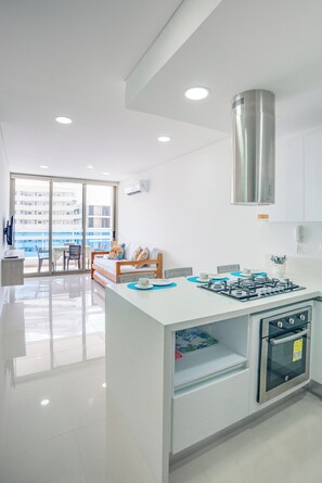 Oven - Luxury seafront APT in Santa Marta, ideal to relax in family (Santa Marta)