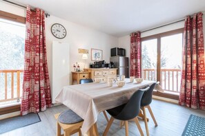 Dining - 1st floor, balcony, ski locker, 38m², Valfréjus (Valfréjus)