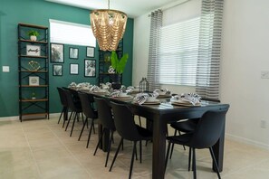 Dining - Last Minute Disney! Private Pool, Hot Tub, Game Room & Themed Bedrooms. Book Now! #128747 (Orlando)