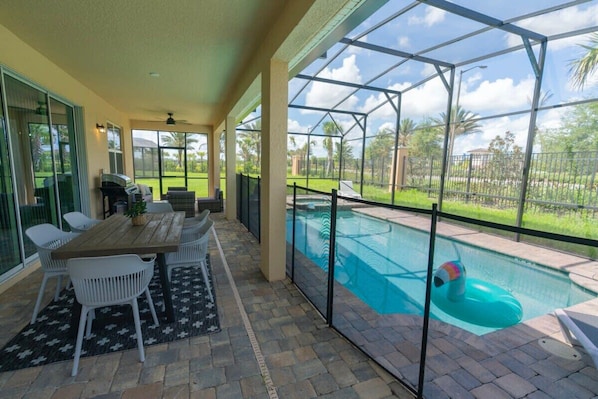 Piscine chauffée