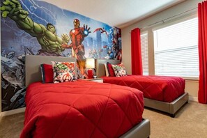 4 habitaciones, tabla de planchar con plancha, wifi y ropa de cama