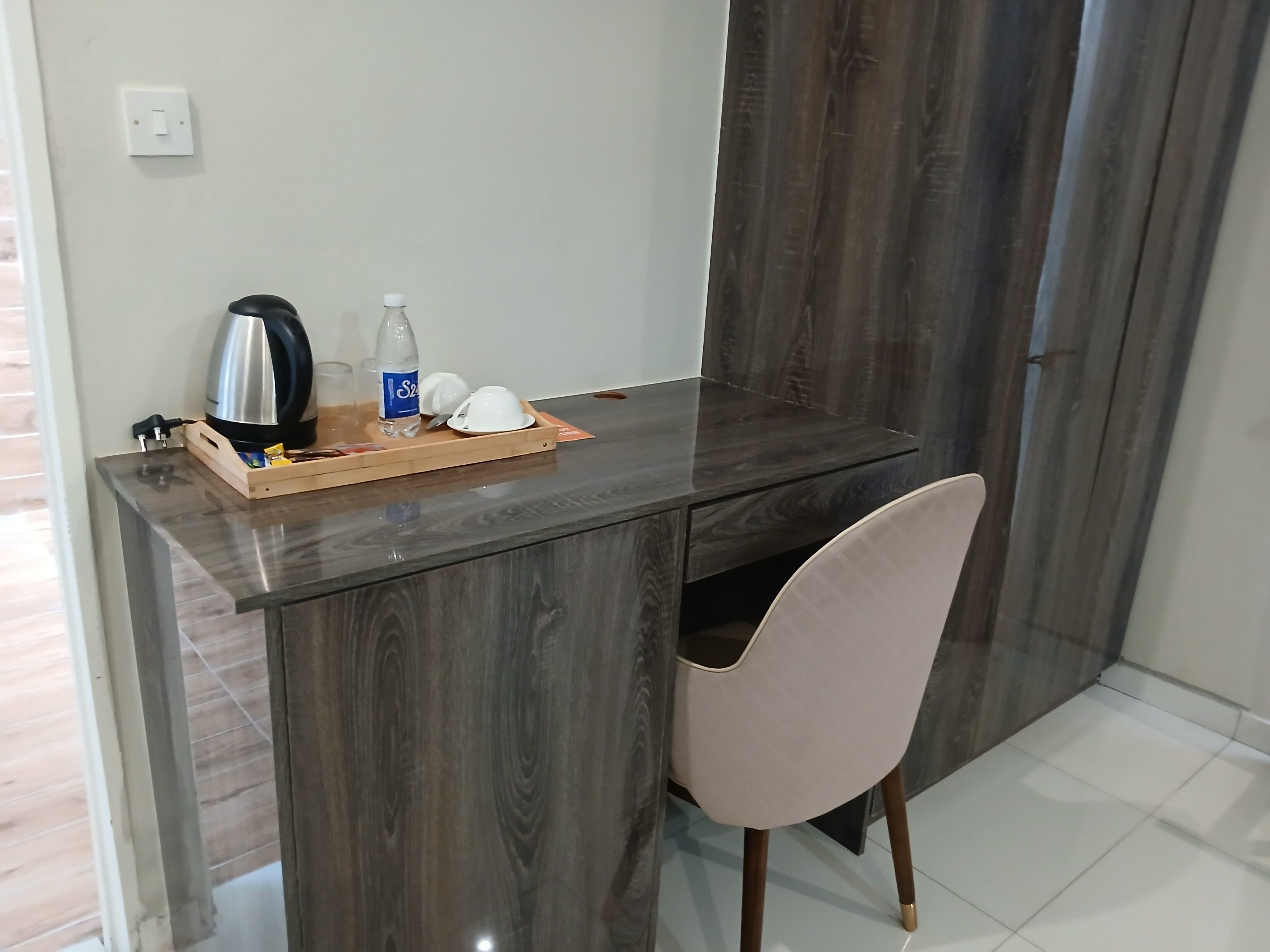 Family Double Room, Pool View | Desk, laptop workspace, iron/ironing board, free WiFi