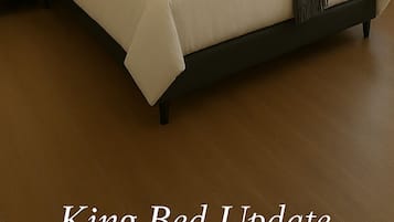 Tabla de planchar con plancha, wifi gratis y ropa de cama