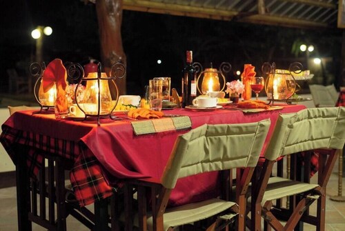 Welcoming 13-bedroom campground in Saadani National Park.