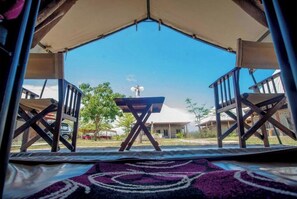 Terrace/patio - Welcoming 13-bedroom campground in Saadani National Park. (Pwani)