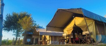 Welcoming 13-bedroom campground in Saadani National Park.