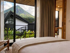 1 bedroom, desk, iron/ironing board, travel crib