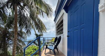 Blue Sky 1-bedroom apartment with AC & Wi-Fi on Skyline Drive in St. Thomas.
