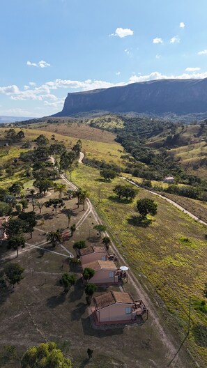 Superior Chalet, Mountain View | Aerial view - Pousada e Chalés Passaredo Canastra (São Roque de Minas)