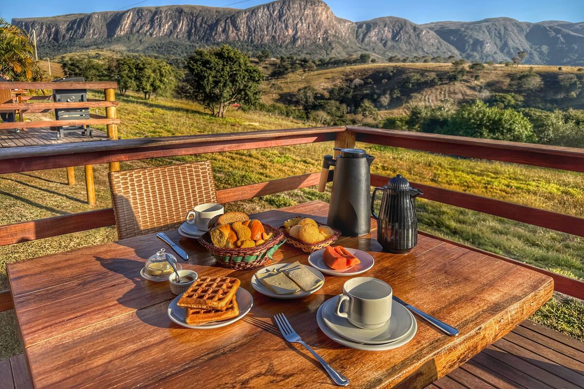 슈피리어 샬레, 산 전망