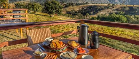 Stuga Superior - utsikt mot bergen