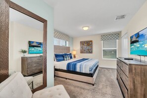 5 habitaciones, tabla de planchar con plancha, wifi y ropa de cama 