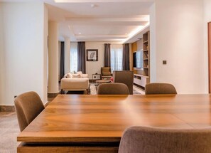 Comfort Apartment, Balcony, City View | Dining room - Pradav Apartment (Abuja)