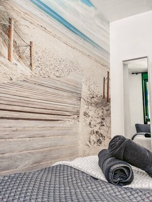 Desk, iron/ironing board, free WiFi, bed sheets