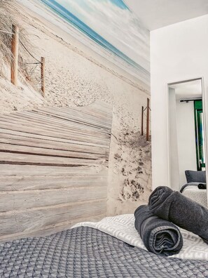 Desk, iron/ironing board, free WiFi, bed sheets