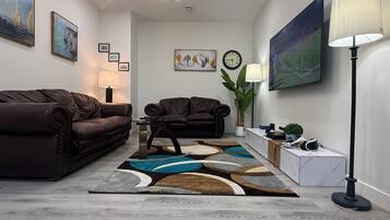 Smart TV, video games, table football, books