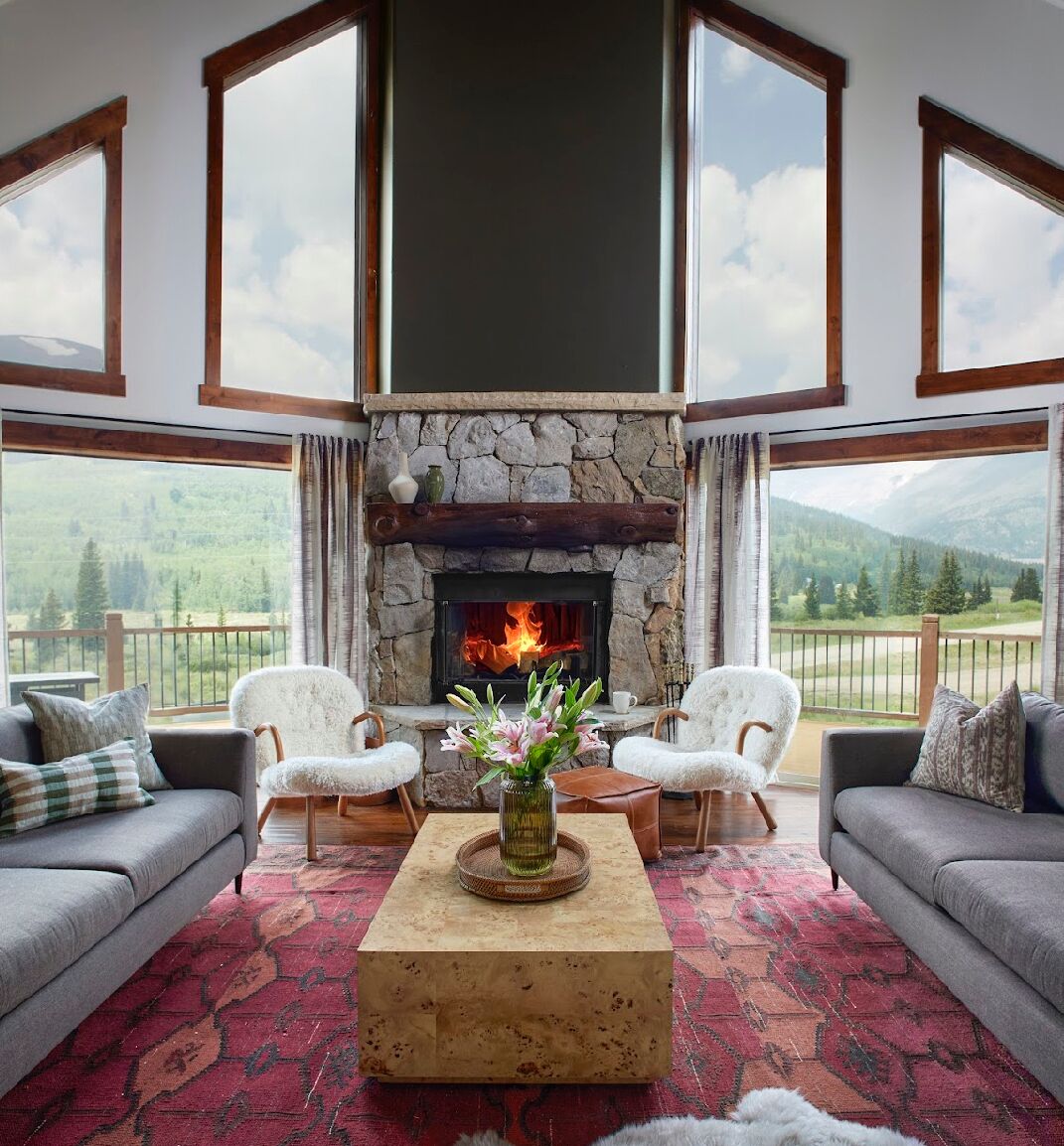 TV connectée, cheminée