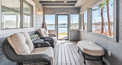 Lakefront Cabin with Private Beach