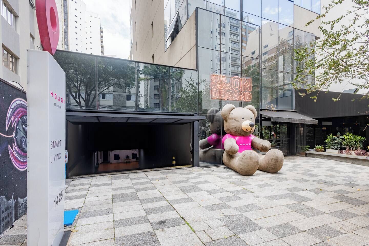 Majoituspaikan julkisivu