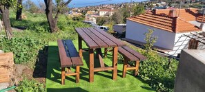 Outdoor dining - Casa Blanca, with outdoor space in rural environment and with all services (Puntagorda)