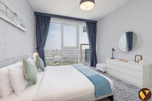 Luxury Apartment, City View | 2 bedrooms, Egyptian cotton sheets, premium bedding, in-room safe - Vogue| Al Wasl 1 Residence near World Trade Centre (Dubai)