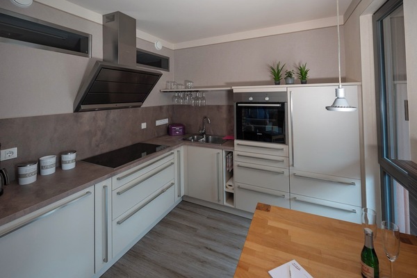 Frigorífico, horno, placa de cocina y lavavajillas