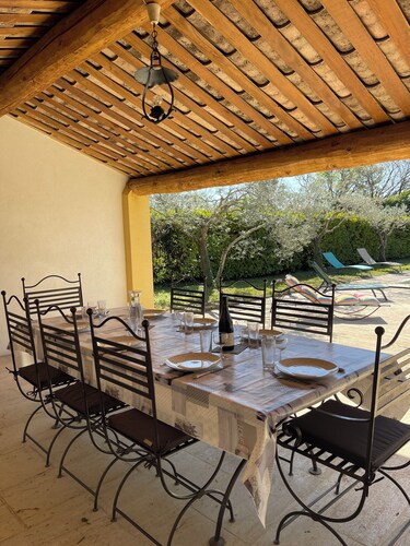 Les Belettes à Caromb avec piscine Entre Mont Ventoux et Dentelles de Montmirail
