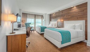 Deluxe Room, 2 Queen Beds | In-room safe, iron/ironing board, free WiFi