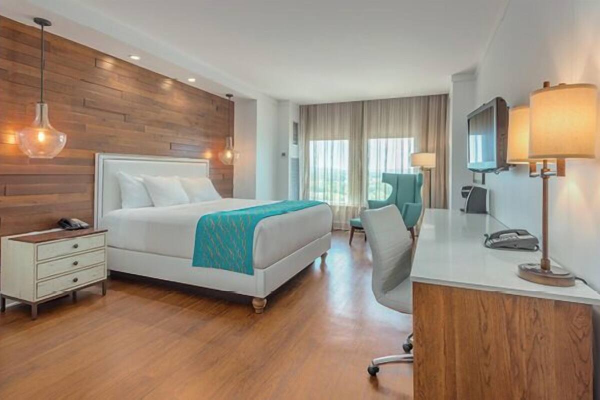 Deluxe Room, 1 King Bed | In-room safe, iron/ironing board, free WiFi