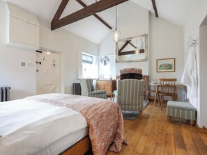 1 habitación y ropa de cama 