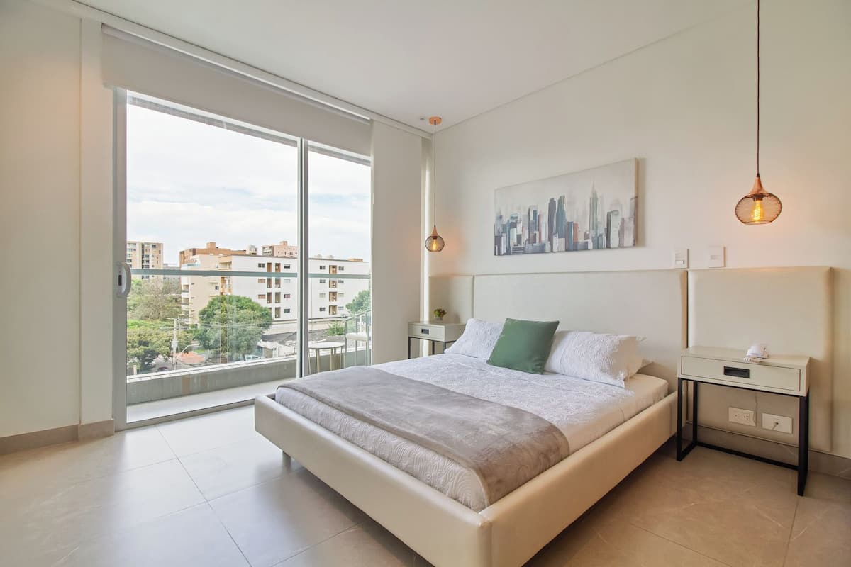 Standard Studio Suite, City View | 2 bedrooms, desk, laptop workspace, blackout drapes