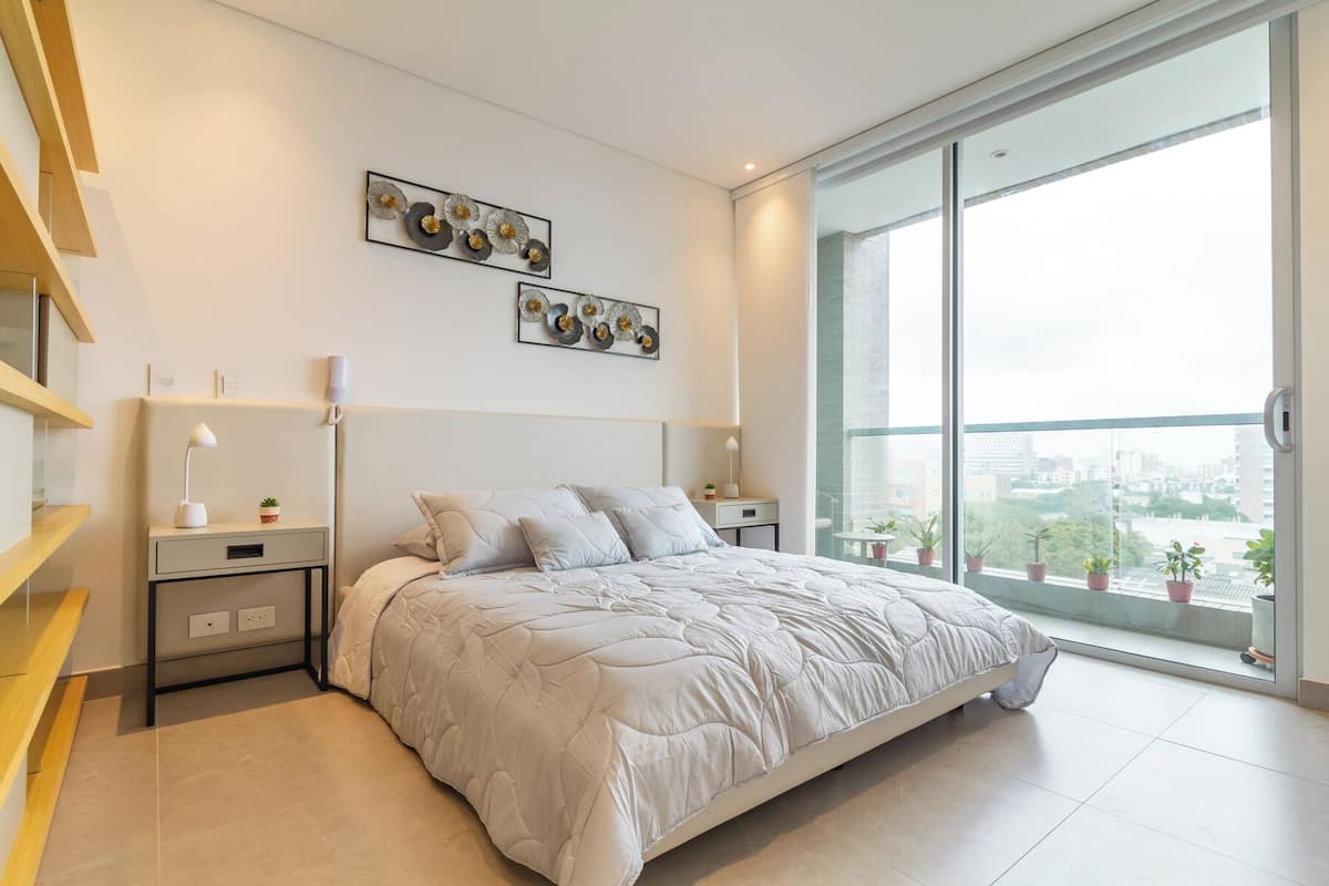 Standard Studio Suite, Balcony, City View | 2 bedrooms, desk, laptop workspace, blackout drapes
