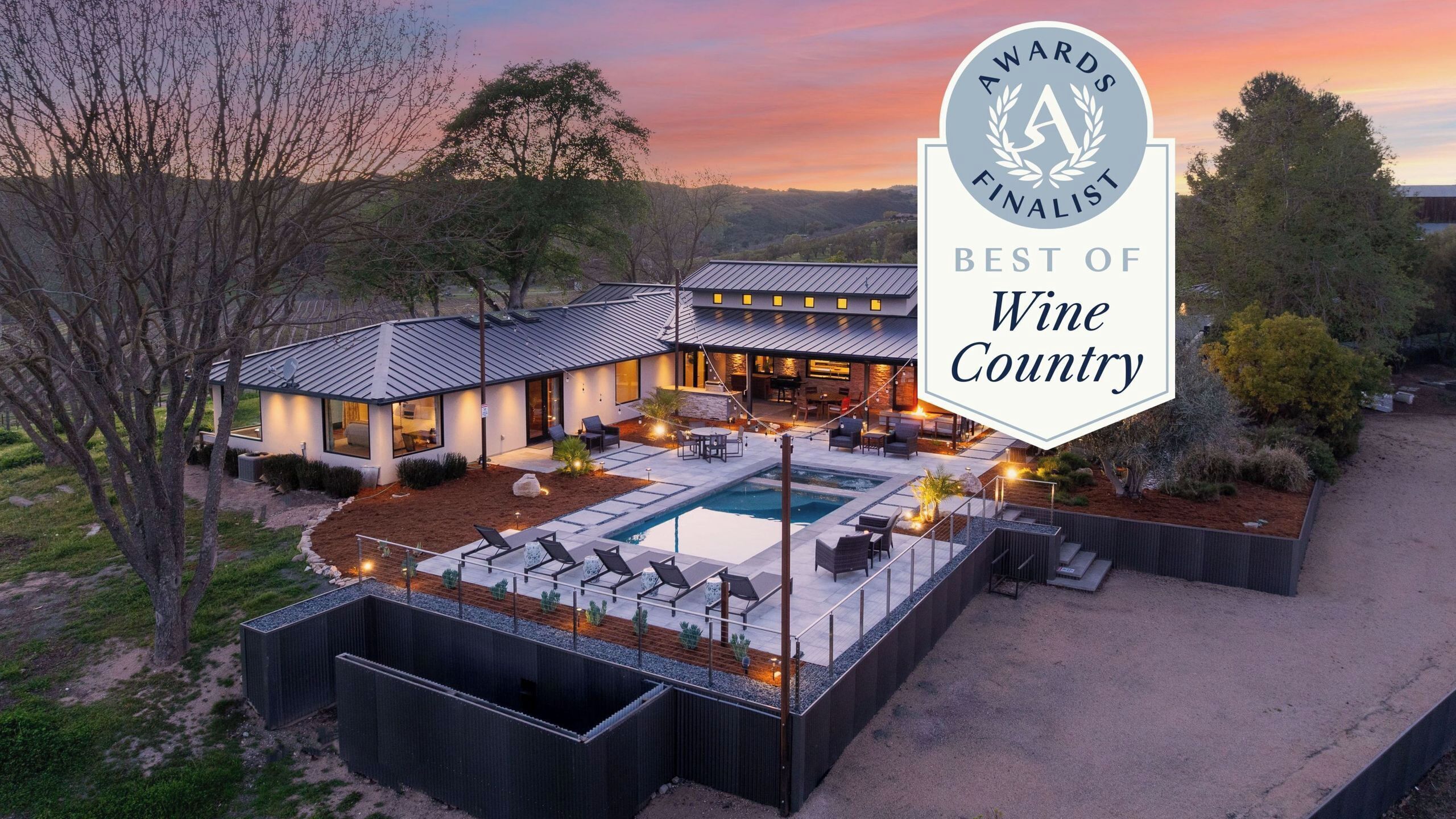 Fachada da propriedade