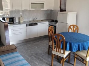 Refrigerador, microondas, horno
