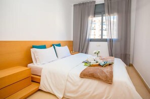 3 bedrooms, iron/ironing board, free WiFi, bed sheets