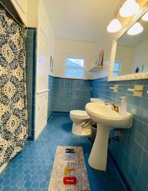 Sèche-cheveux, serviettes fournies, papier toilette