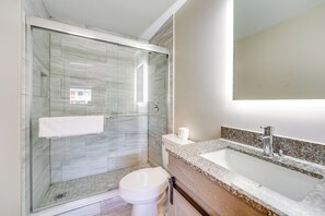 Hair dryer, towels