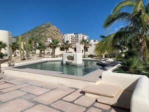 Pool - Sunshine Ocean & Marina View Condo - Terrasol 341 Cabo San Lucas (Cabo San Lucas)
