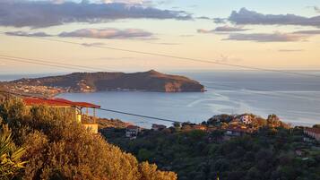 Superior driepersoonskamer, uitzicht op zee | Een minibar, individueel gedecoreerd, individueel gemeubileerd