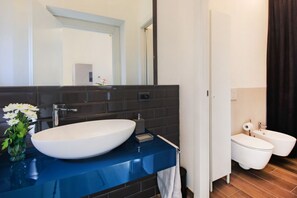 Douche, sèche-cheveux, bidet