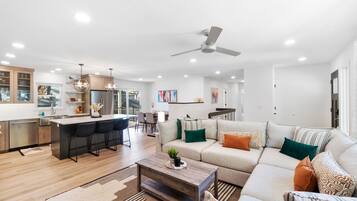 TV connectée, cheminée