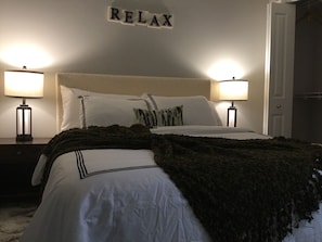 2 bedrooms, desk, iron/ironing board, free WiFi